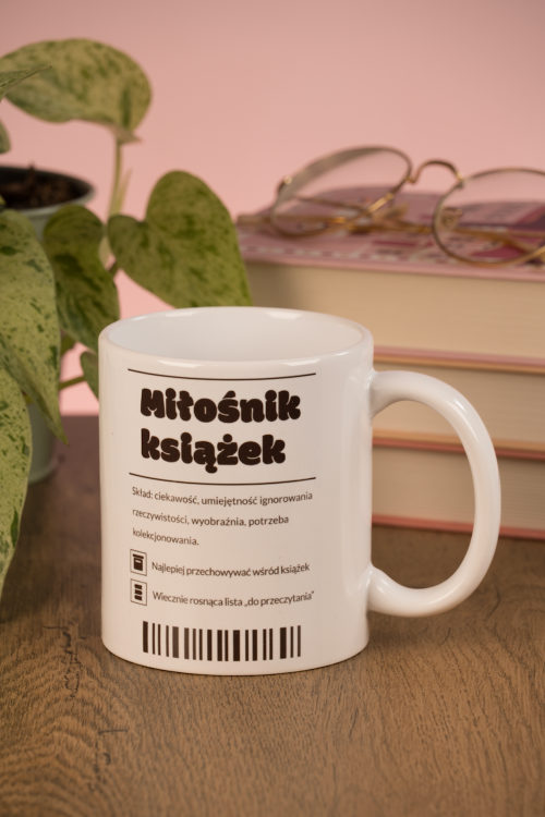 kubek miłośnik książek ceramiczny kubek z napisem dla mola książkowego idealny do kawy przy lekturze